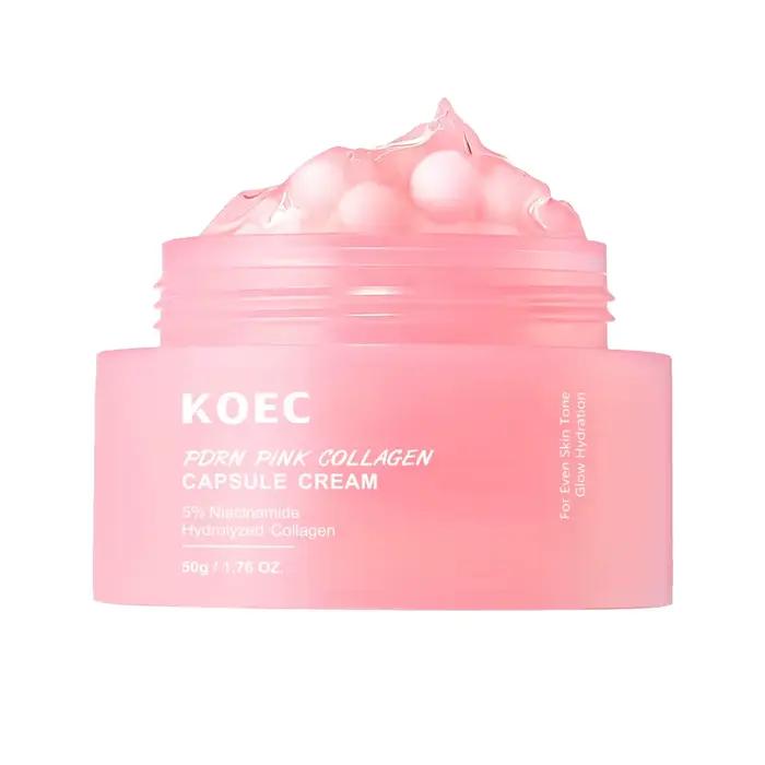 KOEC PDRN – crème capsule de collagène rose