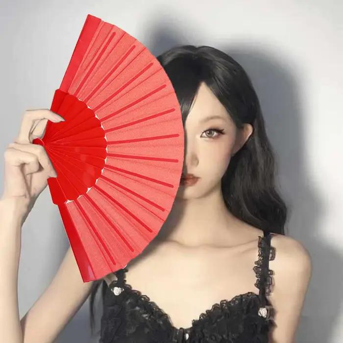 Éventail Pliable en Dentelle Florale, Portable, Structure Solide, pour les Mariages, les Fêtes, les Voyages, pour Femme