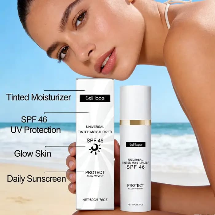 Crème solaire teintée hydratante EELHOPE