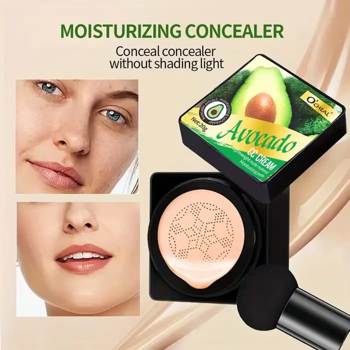Avocat CC Cream - Crème CC légère et durable à couverture complète avec une brillance naturelle