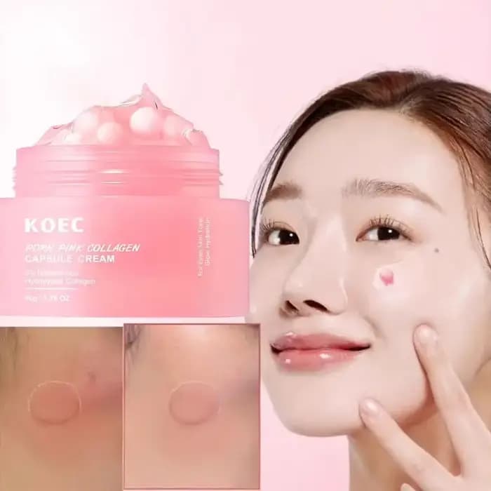 Crème hydratante en gelée au collagène hydrolysé et à la niacinamide