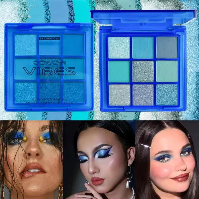 Palette de maquillage pour les yeux 9 couleurs