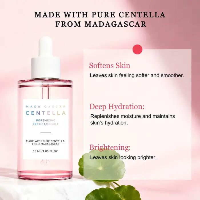 Essence calmante à la Gotu Kola de Madagascar 55ml - Pour les peaux sensibles et sujettes à l'acné