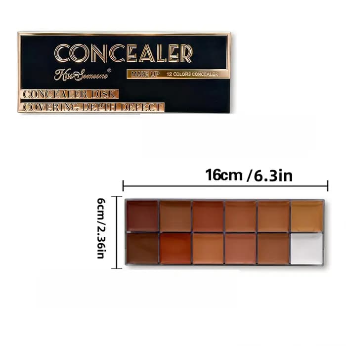 Correcteur 12 couleurs pour peaux foncées