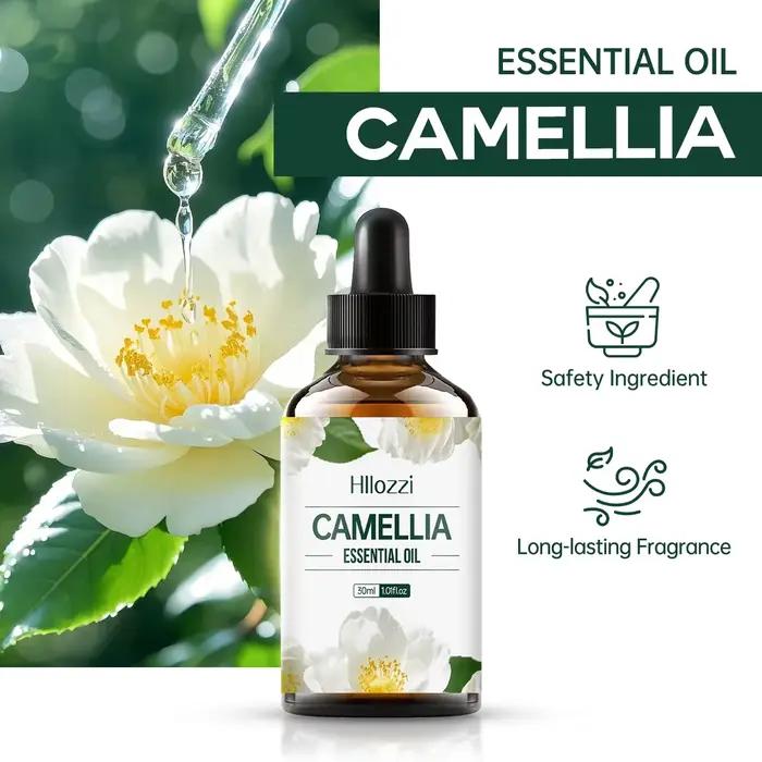 Huile essentielle de camélia – Hydratant naturel pur pour le visage et les cheveux