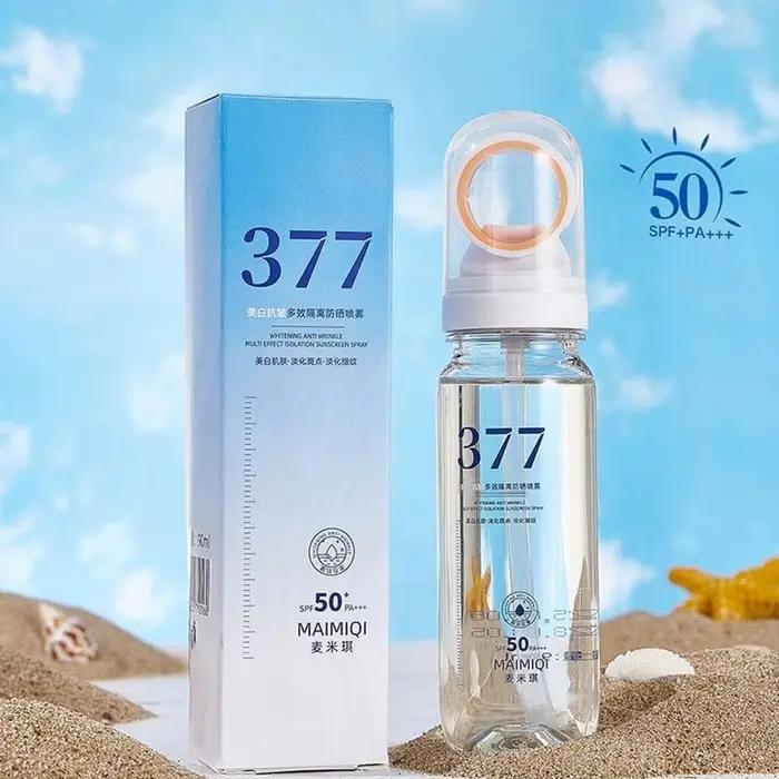 Spray solaire éclaircissant 377 90ml SPF50+ Anti-UV Hydratant Protection