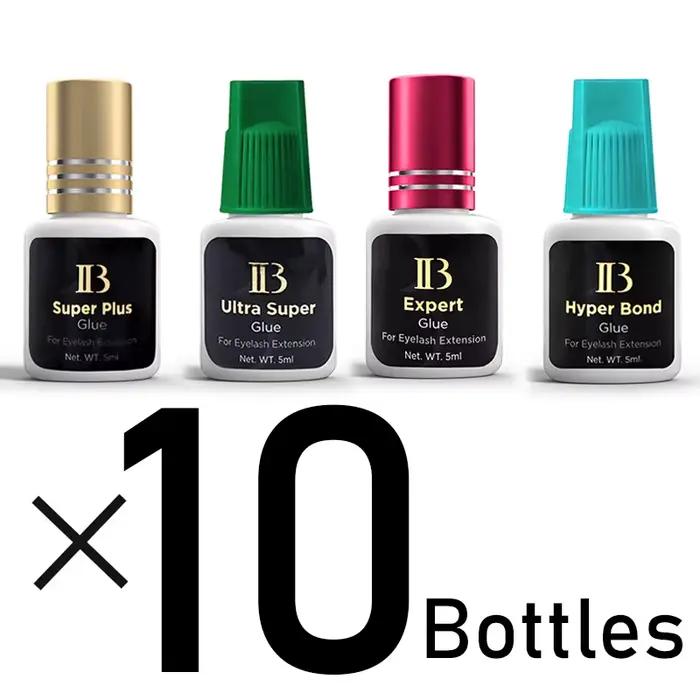 10 bouteilles IBeauty Ultra Super colle individuelle séchage rapide Extensions de faux cils fournitures forte Cola 5ml outils de maquillage de beauté