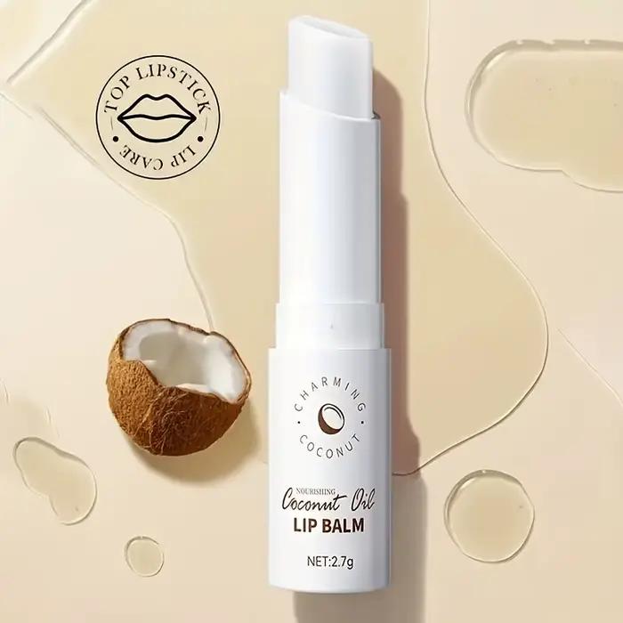 Baume à lèvres en noix de coco – Nutrition et humidité durables pour hommes et femmes