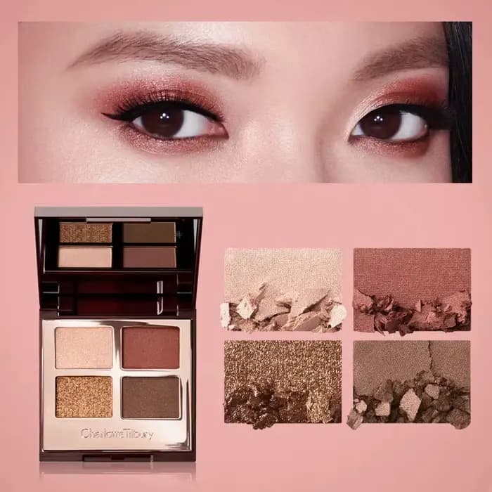 Palette de luxe Charlotte Tilbury avec des finitions nacrées