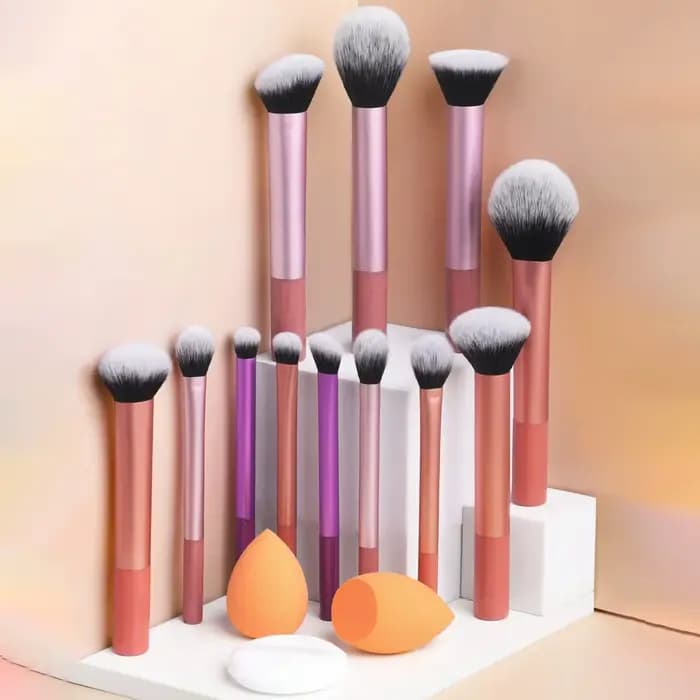50 ensembles 3 pièce/ensembles de pinceaux de maquillage professionnels