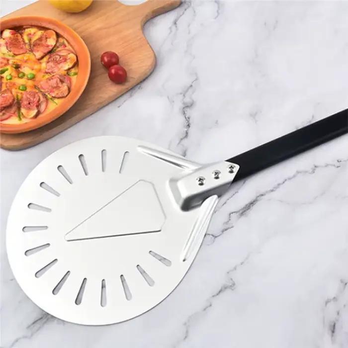 BSEVB - Spatule à pizza ronde, pelle à pizza, accessoires pour four à pizza