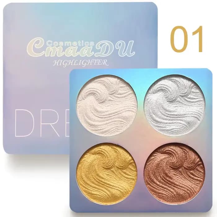 Palette de surligneur caméléon pour le visage