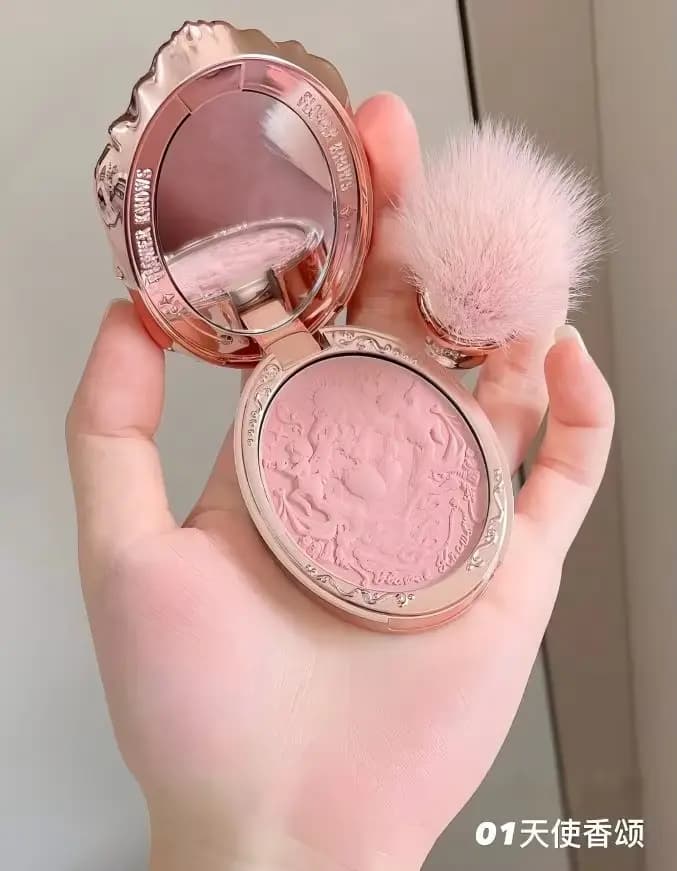 Flower Know Strawberry Rococo Embossed Blush