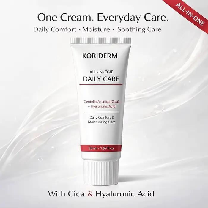 Crème hydratante pour le visage à la Centella Asiatica