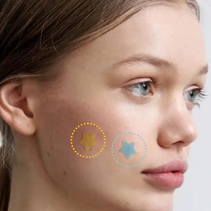 Patchs colorés pour boutons PE