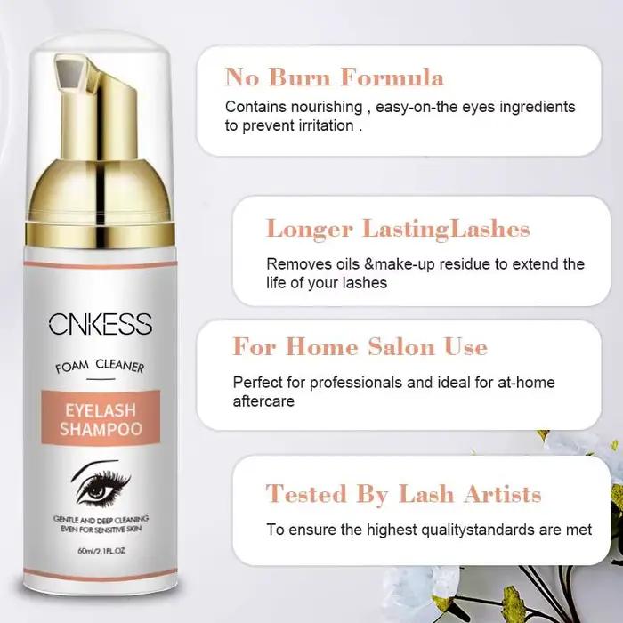 Shampoing mousse super concentré pour cils