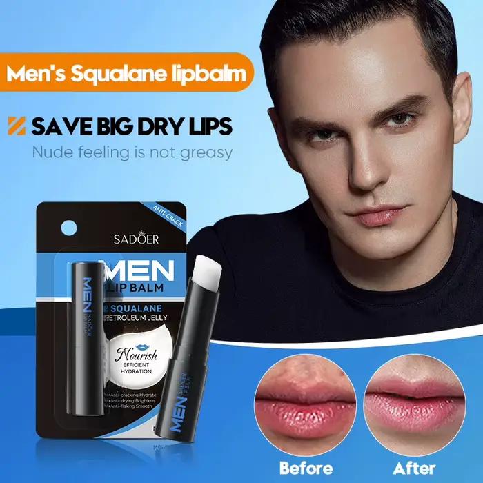 Vaseline baume à lèvres pour hommes hydratant Anti-séchage Anti-fissuration élimine la peau morte fadinng lignes fines