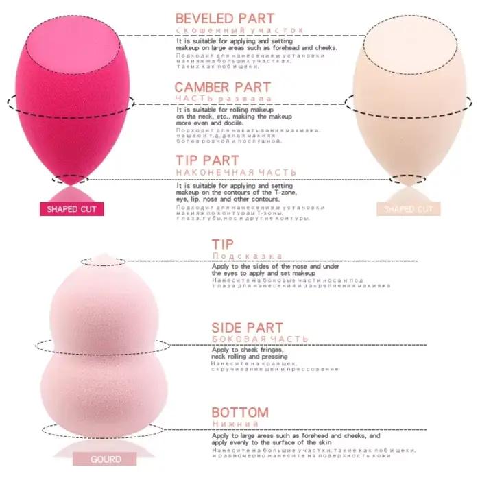 Bouffée de poudre cosmétique lisse pour femmes, 1 pièce, éponge de fond de teint, beauté pour maquiller, outils et accessoires en forme de goutte d'eau