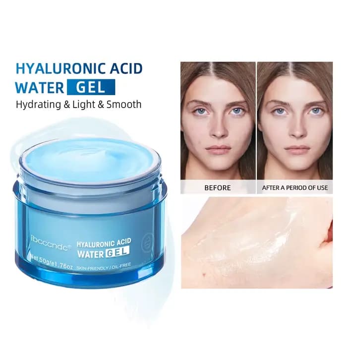 Gel d'eau hydratant à l'acide hyaluronique/crème hydratante pour le visage