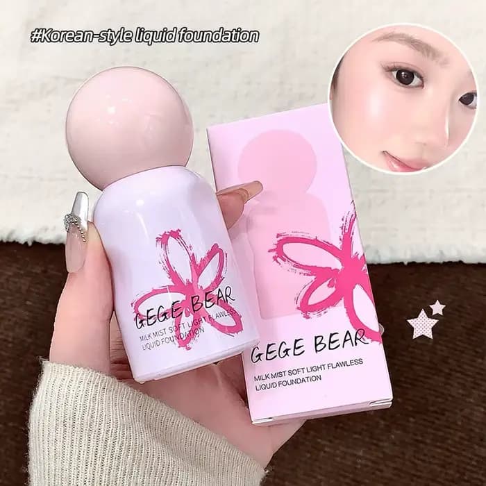 Fond de teint liquide Gege Bear Milk Mist Soft-Focus Flawless