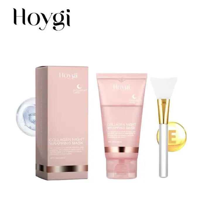 Masque facial décollable au collagène pour la nuit