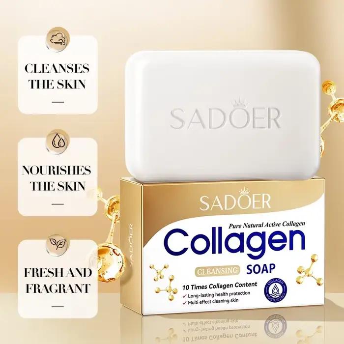 SADOER Savon Facial au Collagène et à l'Osseine