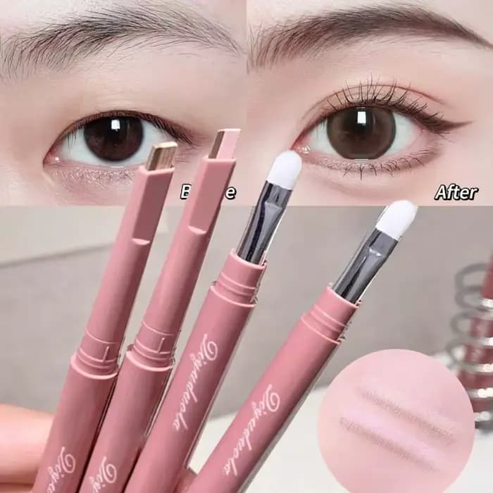 Aegyo Sal crayon éclaircissant imperméable naturel double couleur couché ver à soie sous les yeux surligneur ombre