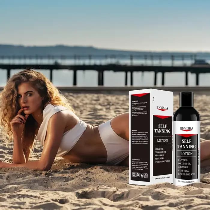 Crème autobronzante pour le corps