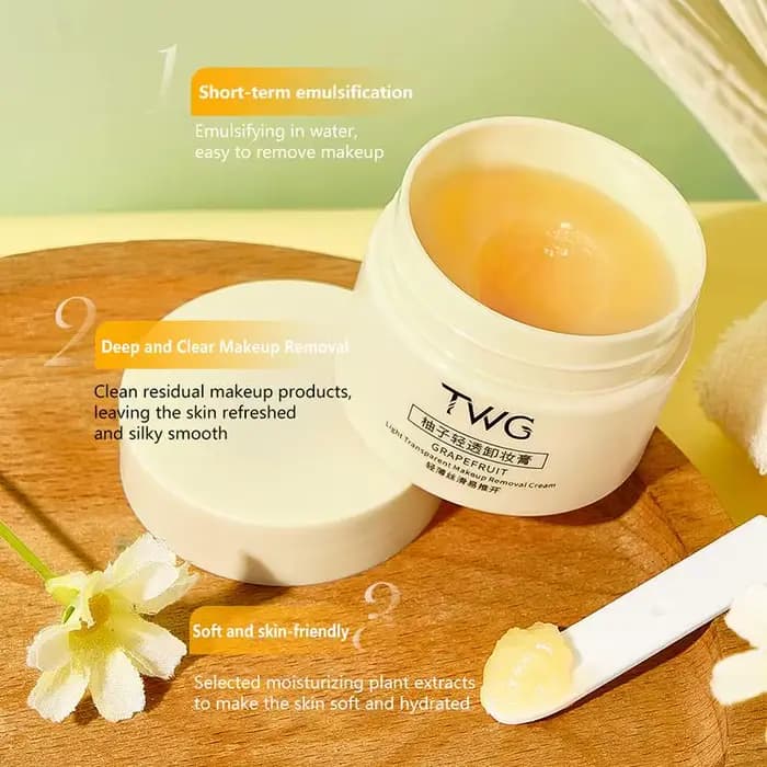 Baume Nettoyant Maquillage 100g – Crème Démaquillante Intensive pour Tous Types de Peaux – Nourrit en Profondeur pour Utilisation en Soirée