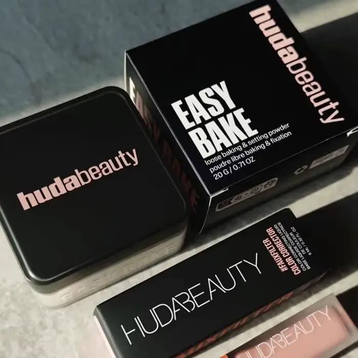 HUDA BEAUTY poudre à réglage délicat durable sans perte contrôle du maquillage verrouillage de l'huile humidité créer