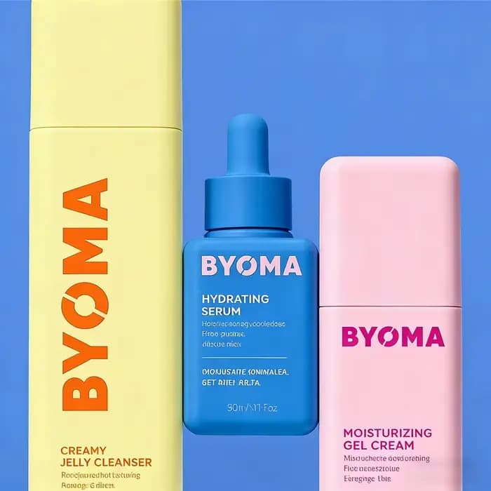 Crème hydratante BYOMA Gel 50ml Tri-céramide Niacinamide Thé vert Légère Non grasse Réparation de la barrière cutanée Hydratation Soin de la peau