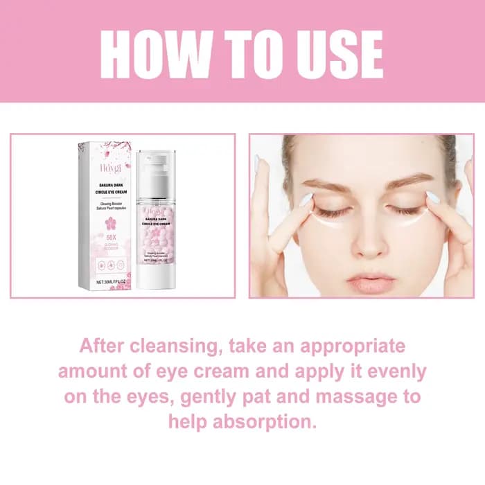 Sakura-Crème pour les yeux anti-cernes