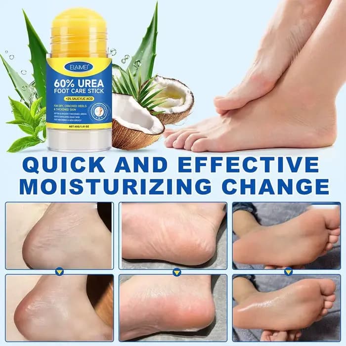 ELAIMEI 60% bâton de crème de soin des pieds à l'urée-réparation intensive du talon craquelé
