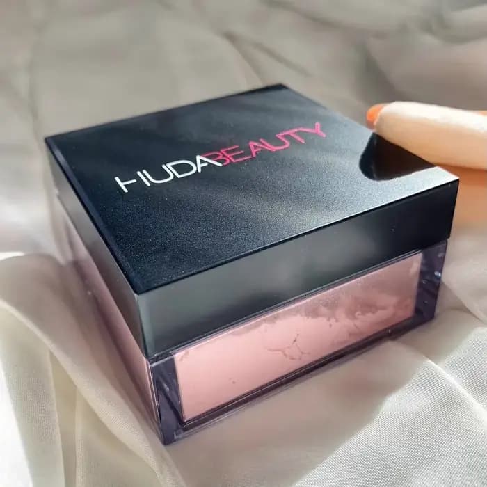 Huda Beauty poudre de réglage de cuisson en vrac longue durée contrôle de l'huile naturel visage mat imperméable