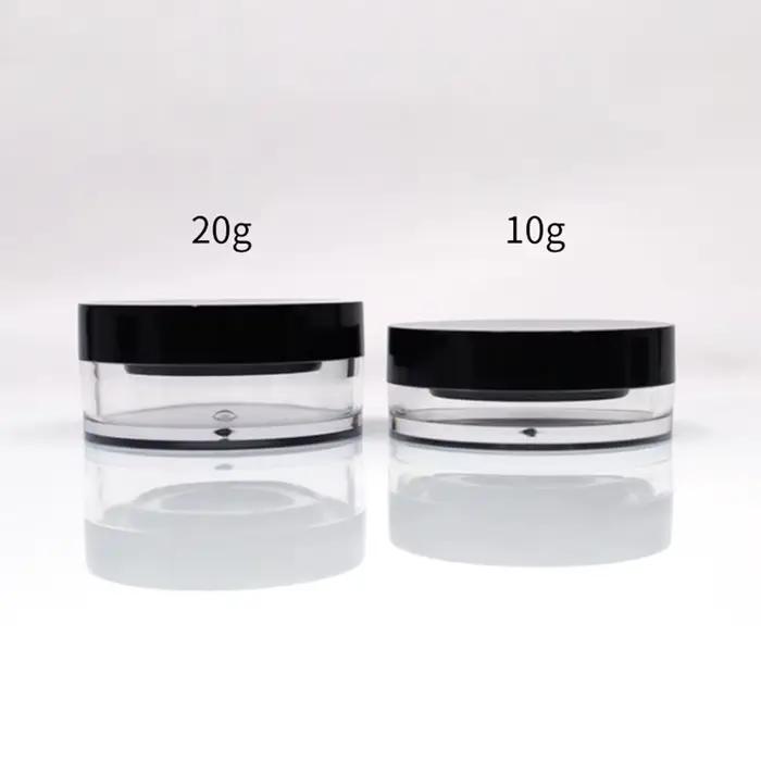 Pot de Poudre en Plastique Portable de 10g/20g