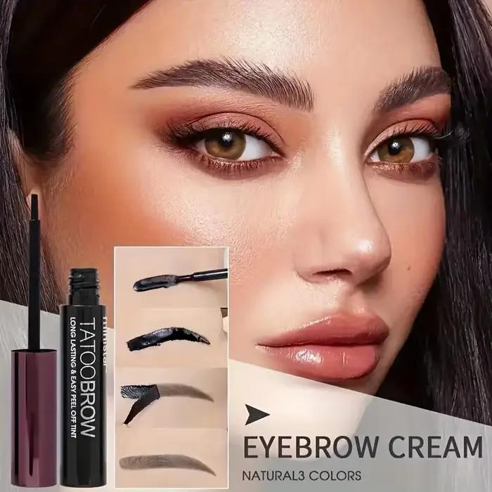 Tatouage Peel Off EyebloggGel Tint, Semi-Continu Brow Tint, Waterproof, Transfer-proof, Fuller and Defined Looking Brows, 1Pc