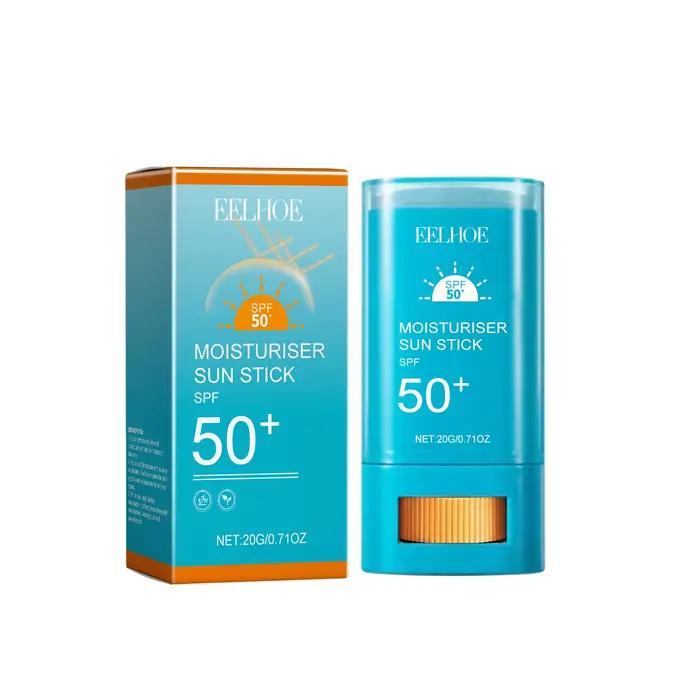 Stick solaire EELHOE 50SPF protection solaire acide hyaluronique contrôle du sébum imperméable léger cosmétiques solaires jours ensoleillés occasions spéciales