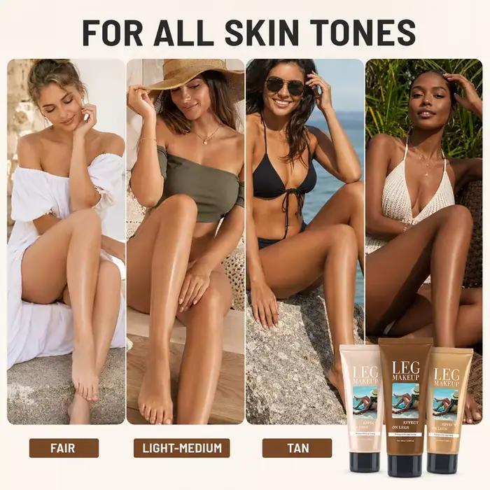 Maquillage corporel waterproof pour les jambes