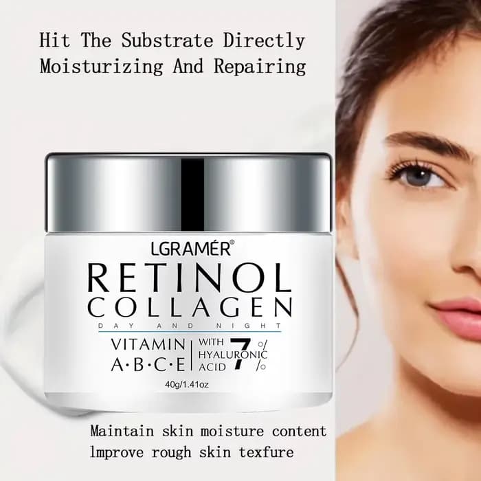Crème anti-rides au rétinol pour le visage