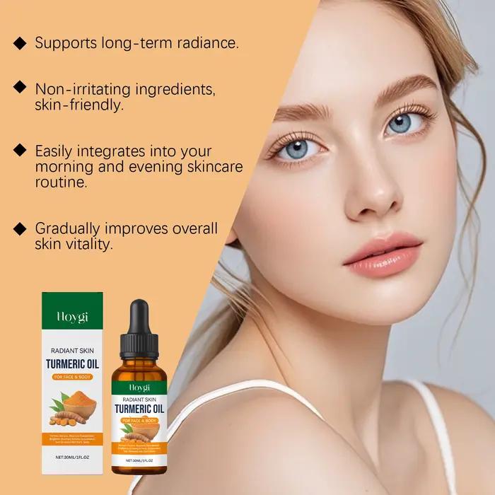 Huile de curcuma pour le visage et le corps