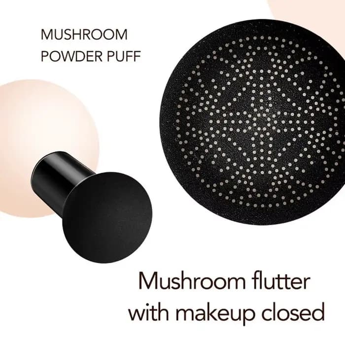 Coussin d'air tête de champignon CC crème fond de teint hydratant et contrôle de l'huile correcteur imperméable maquillage couverture légère