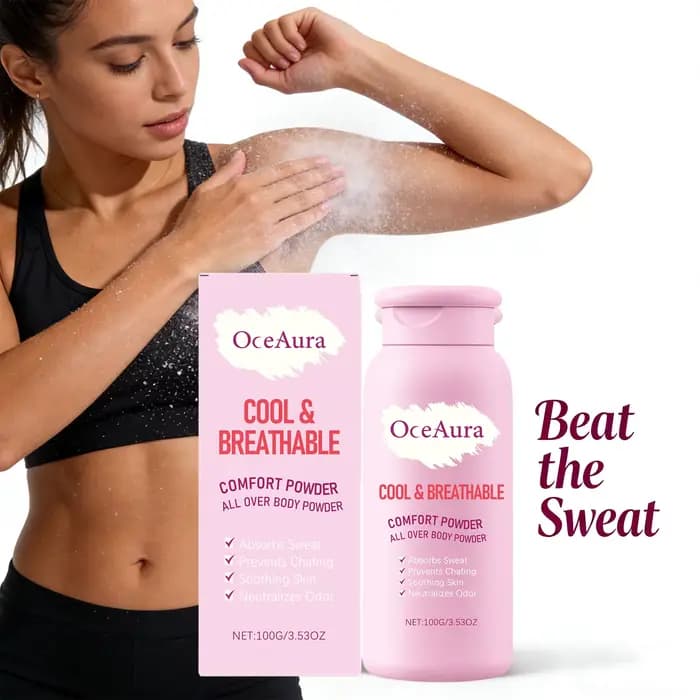 Poudre de talc absorbante à action rapide