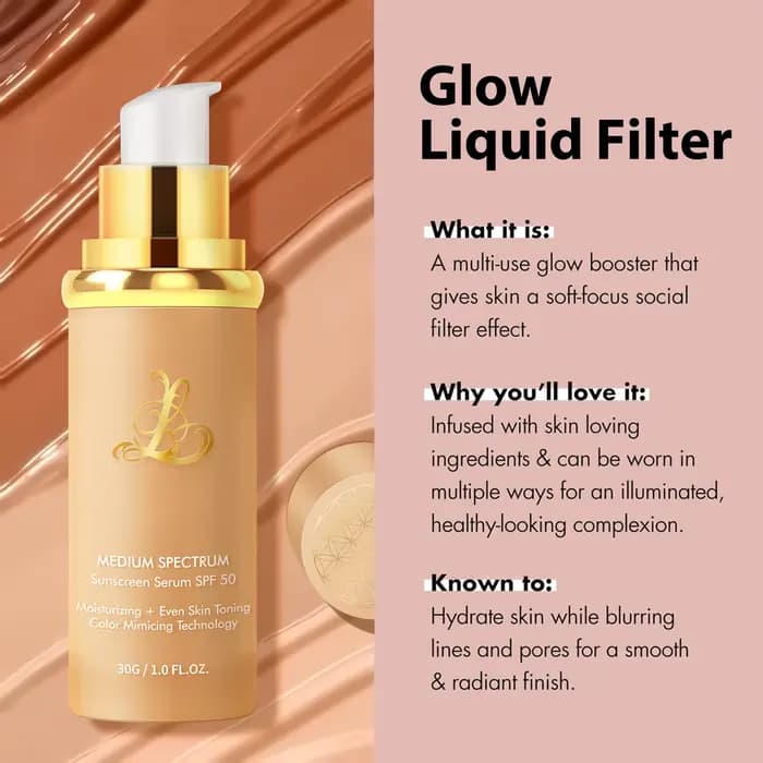 Fond de Teint Biomimic 4-en-1 Spectrums Lumineux avec SPF50+ et Correcteur Longue Tenue Adaptatif