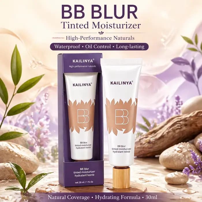 Crème BB avec primer et fond de teint contouring – Hydratante pour peaux sèches