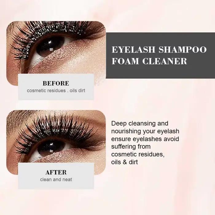 Shampoing mousse super concentré pour cils