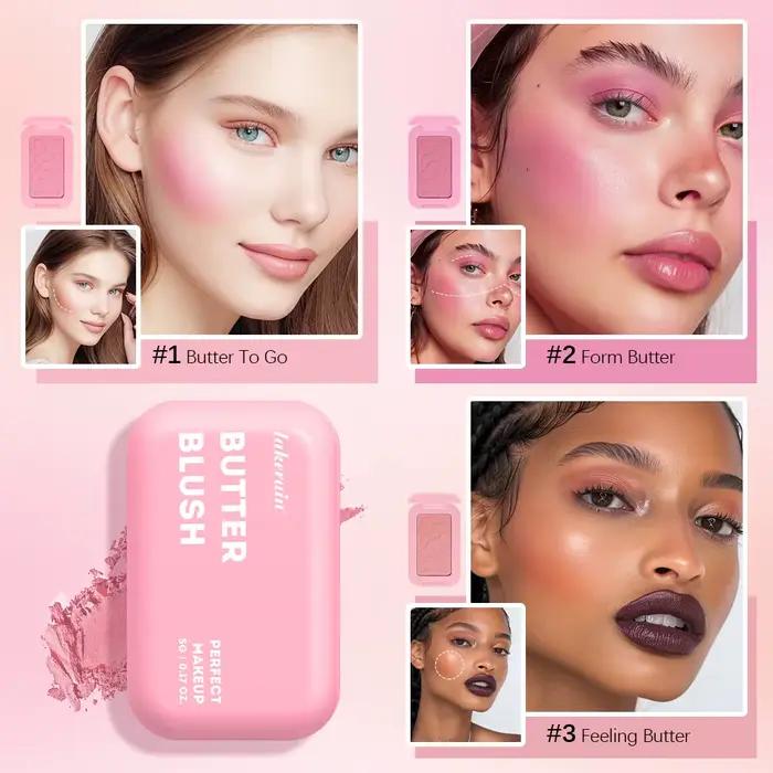 Maquillage professionnel poudre Blush 12HR porter formule végétalienne fard à joues