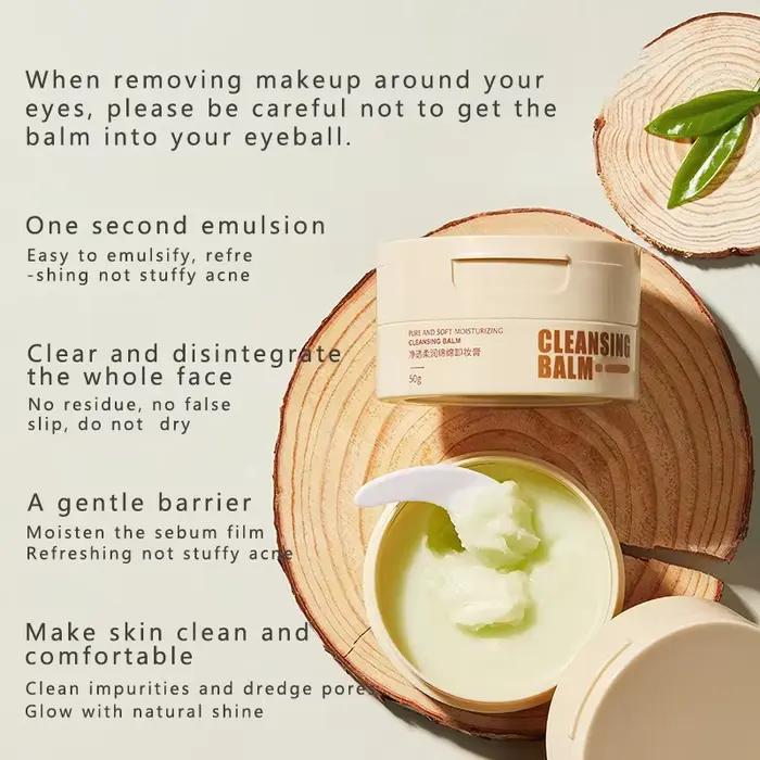 Démaquillant doux et non irritant, crème démaquillante, nettoyage en profondeur et hydratation du maquillage du visage