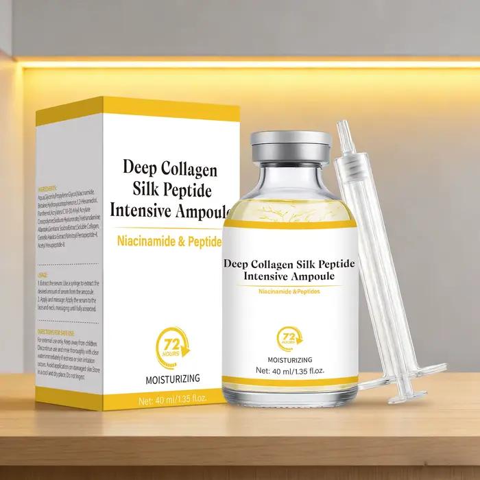 Ampoule intensive au collagène et aux peptides de soie