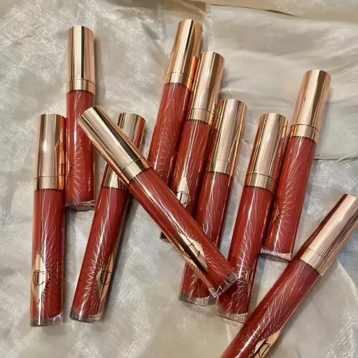 Charlotte Tilbury Collagen Lip Bath Sugar Heart Water Light of Lip Gloss Fini brillant effet miroir Brosse à lèvres en forme de cœur