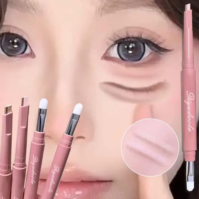 Aegyo Sal crayon éclaircissant imperméable naturel double couleur couché ver à soie sous les yeux surligneur ombre